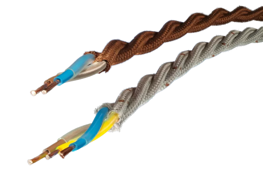 Cable Electrique Surtressé Gainé Textile