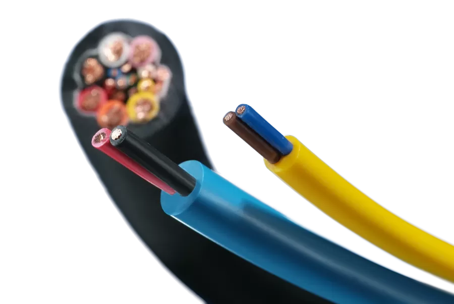 Kabel für hohe Temperaturen: 105 - 130°C: Mehrpolige Automobilkabel aus PVC
