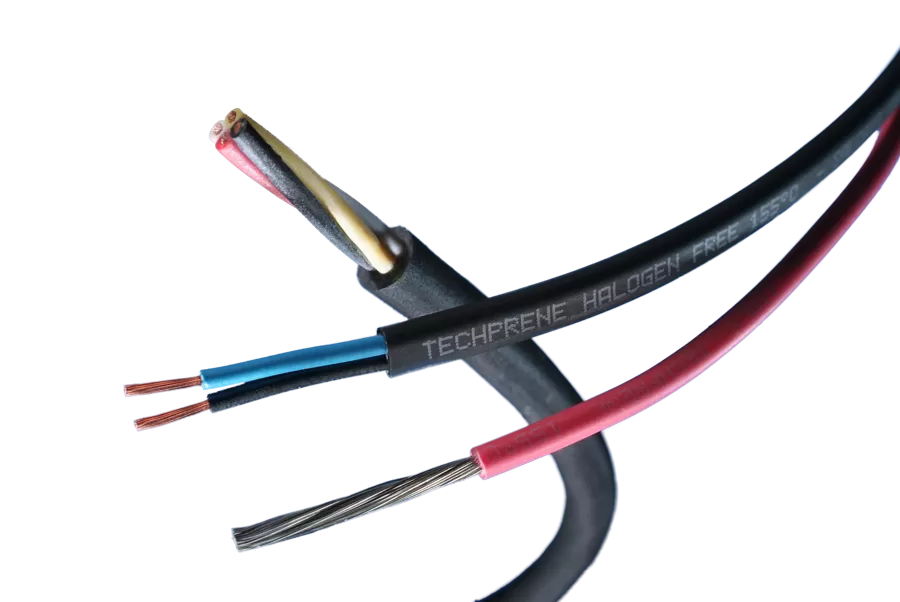 Cables de alta temperatura: 150 - 250°C: Cables Multipolares SI-TECHPRENE