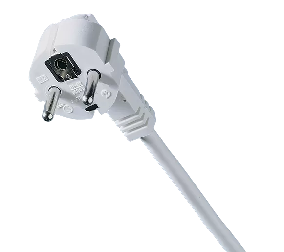 Plugs : European Market: Schuko Plug with Double Earthing Contacts R4