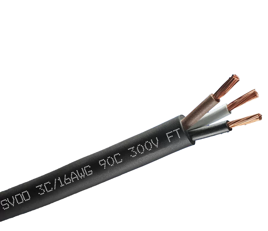 UL and/or CSA Approved Cables: SVOO Cables